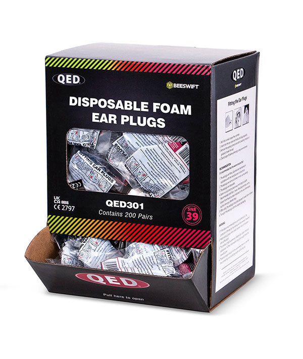 B-Safe Beeswift QED Disposable Foam Ear Plugs, main product image