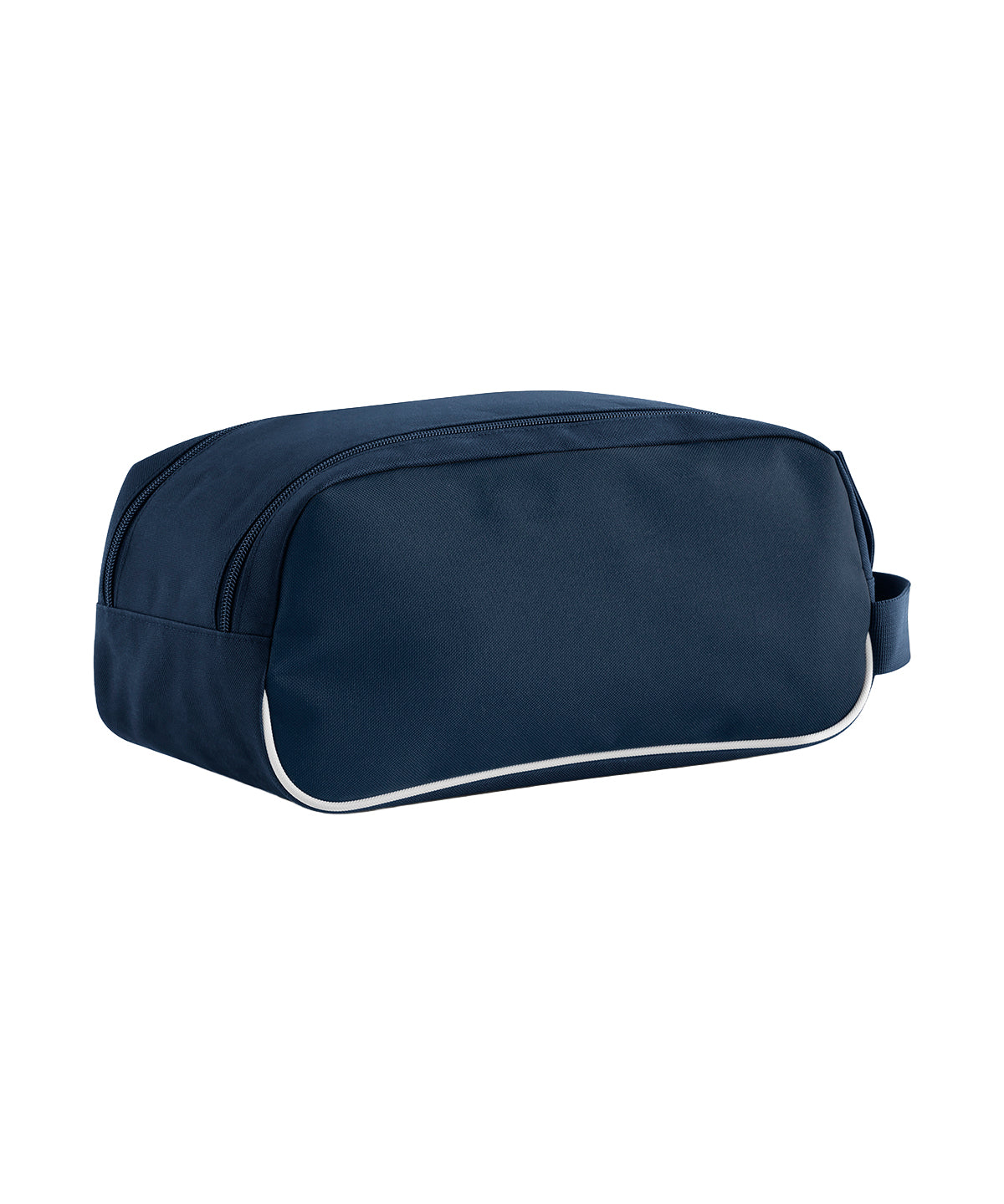 Quadra Teamwear shoe bag in Navy/White, front view