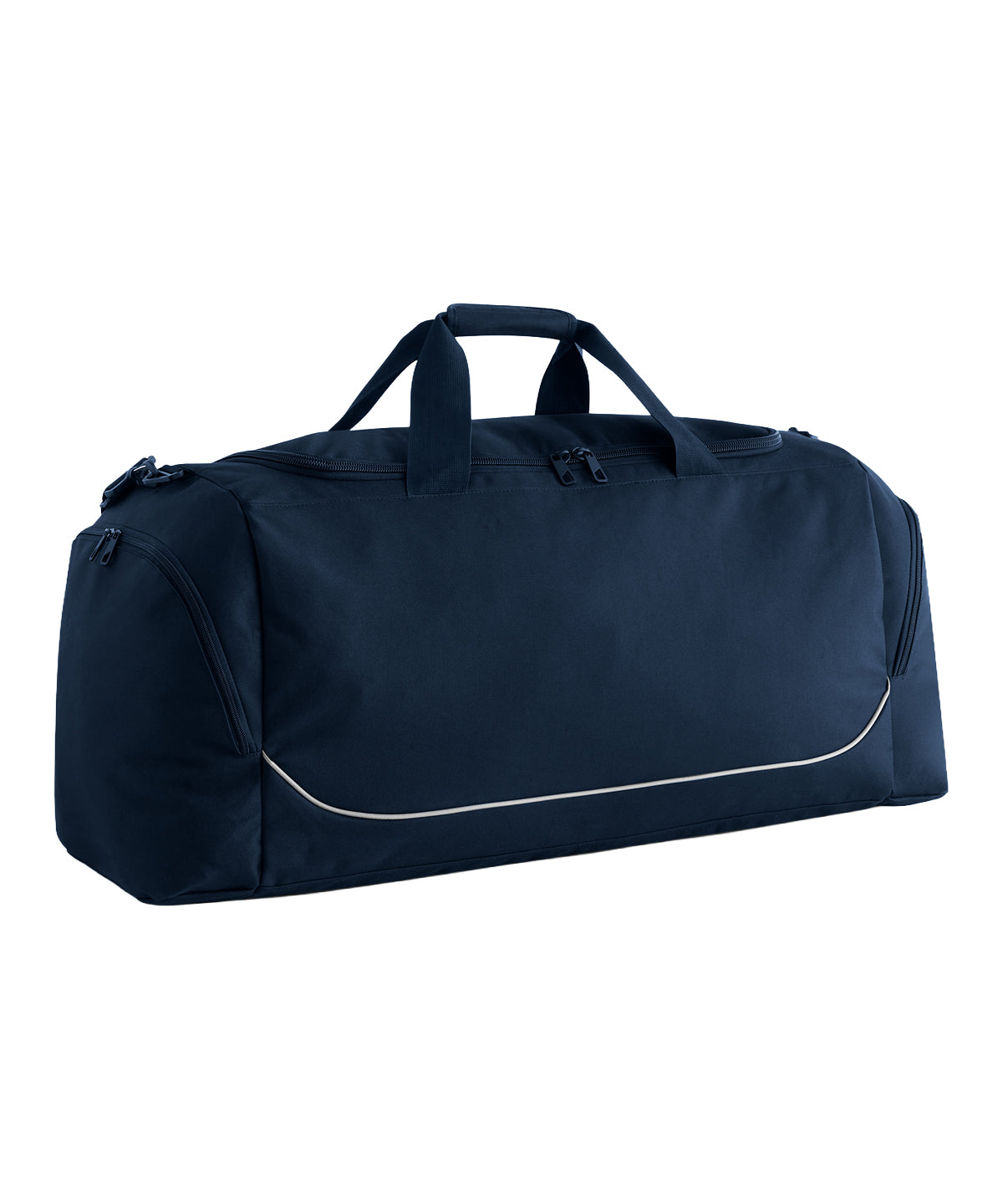 Quadra Teamwear XL holdall in Navy/White, front view