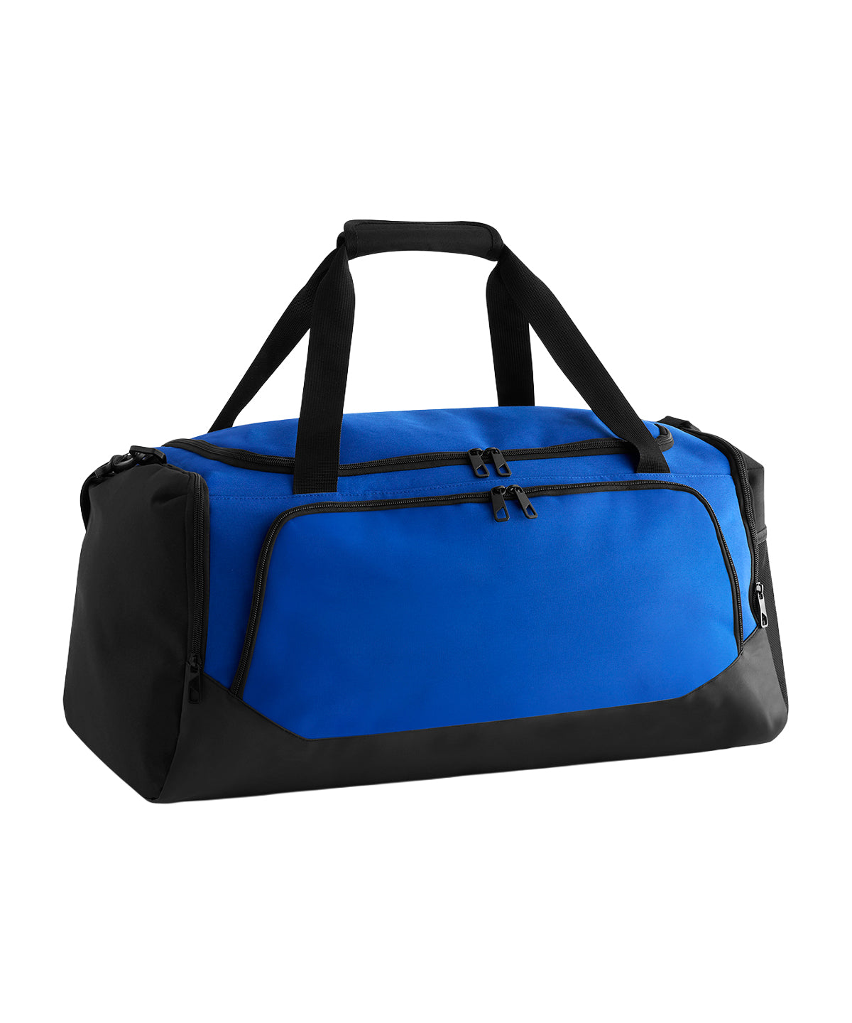Quadra Pro team medium holdall in Royal/Black, front view