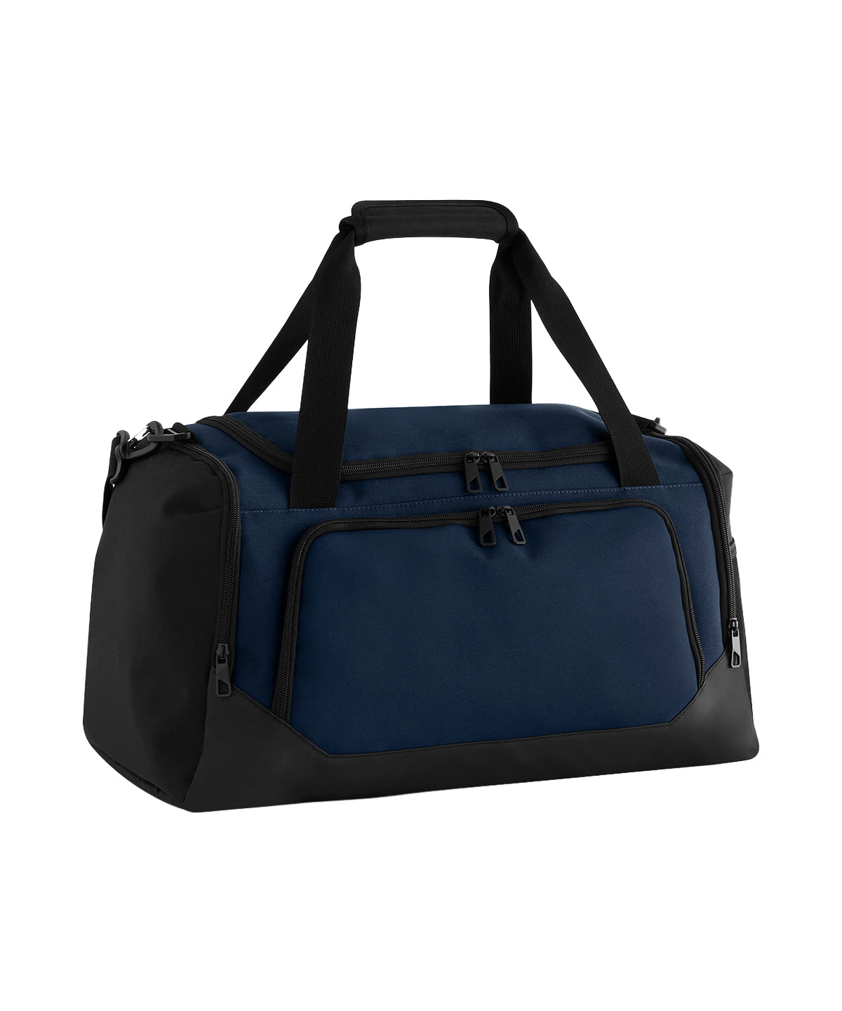 Quadra Pro team small holdall in Navy/Black, front view