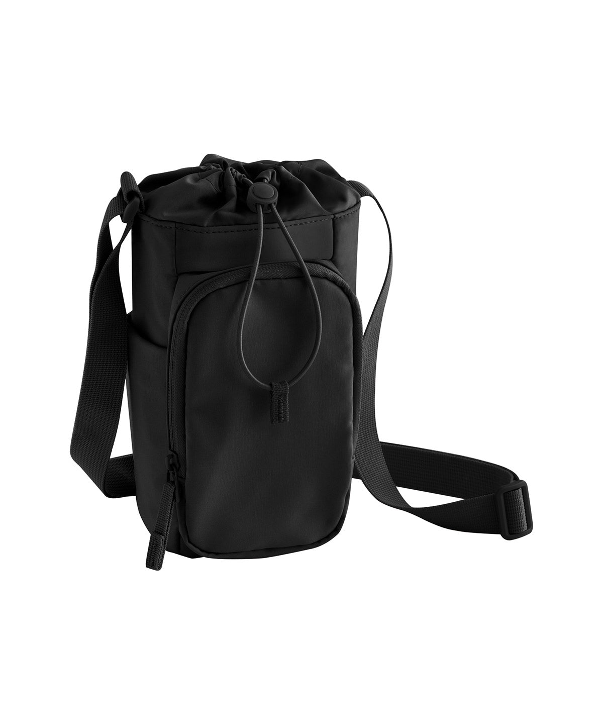 Quadra Studio water bottle carrier in Black, front view