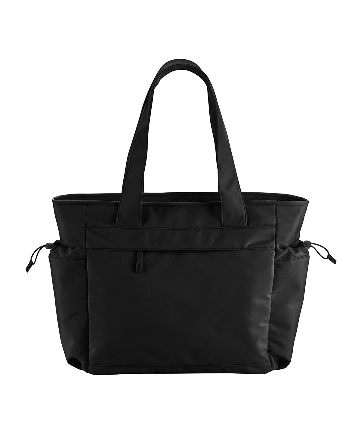 Quadra Studio oversized tote in Black, front view