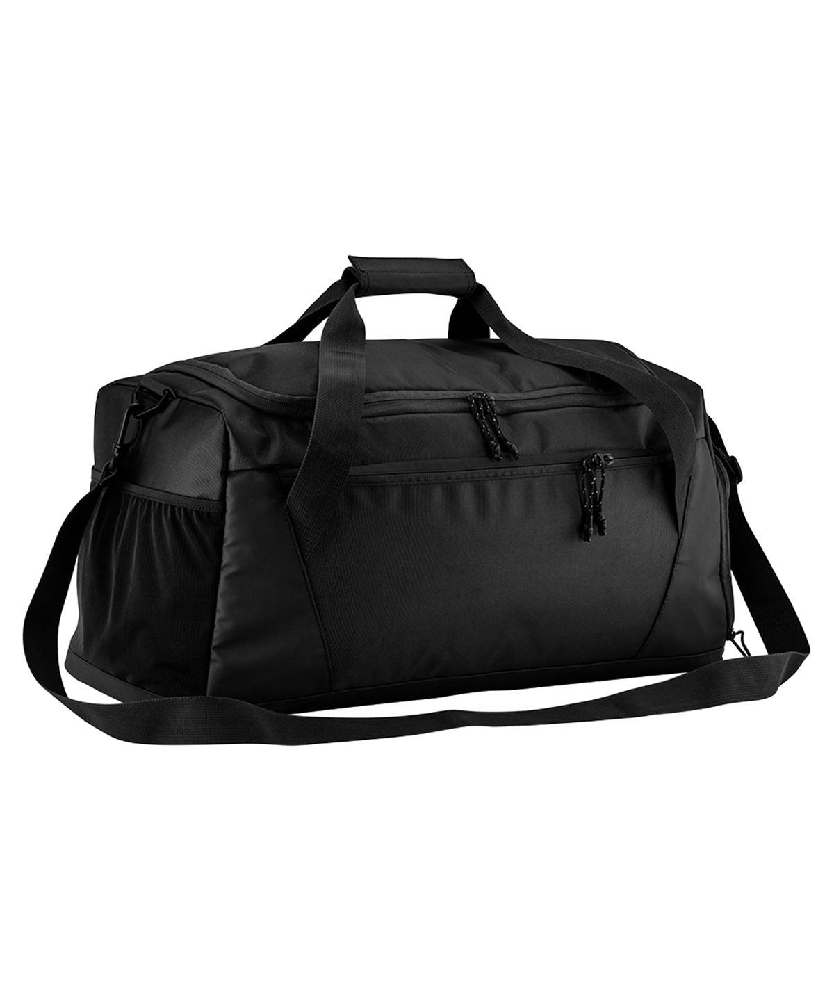Quadra Multi-sport locker holdall in Black, front view