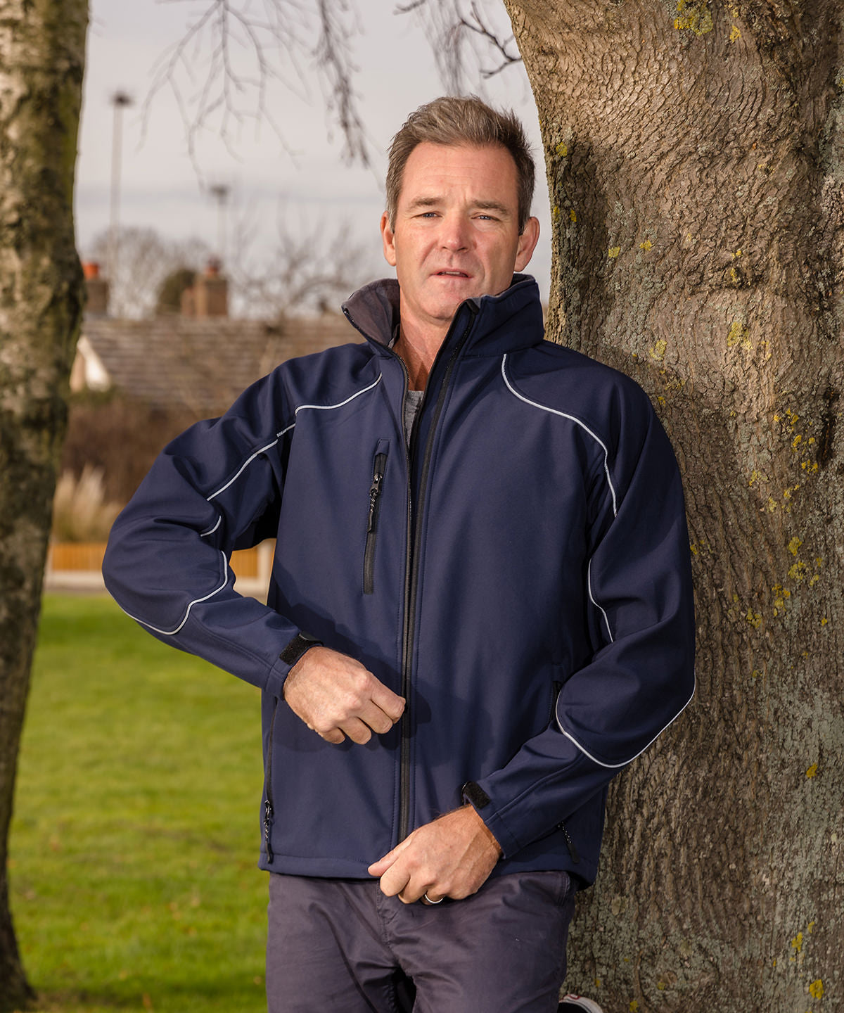 Result Workguard Hooded softshell jacket, lifestyle photo