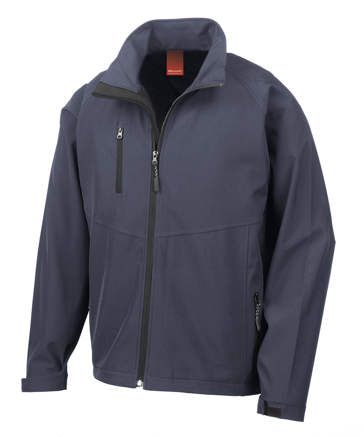Result Baselayer softshell jacket in Navy, front view