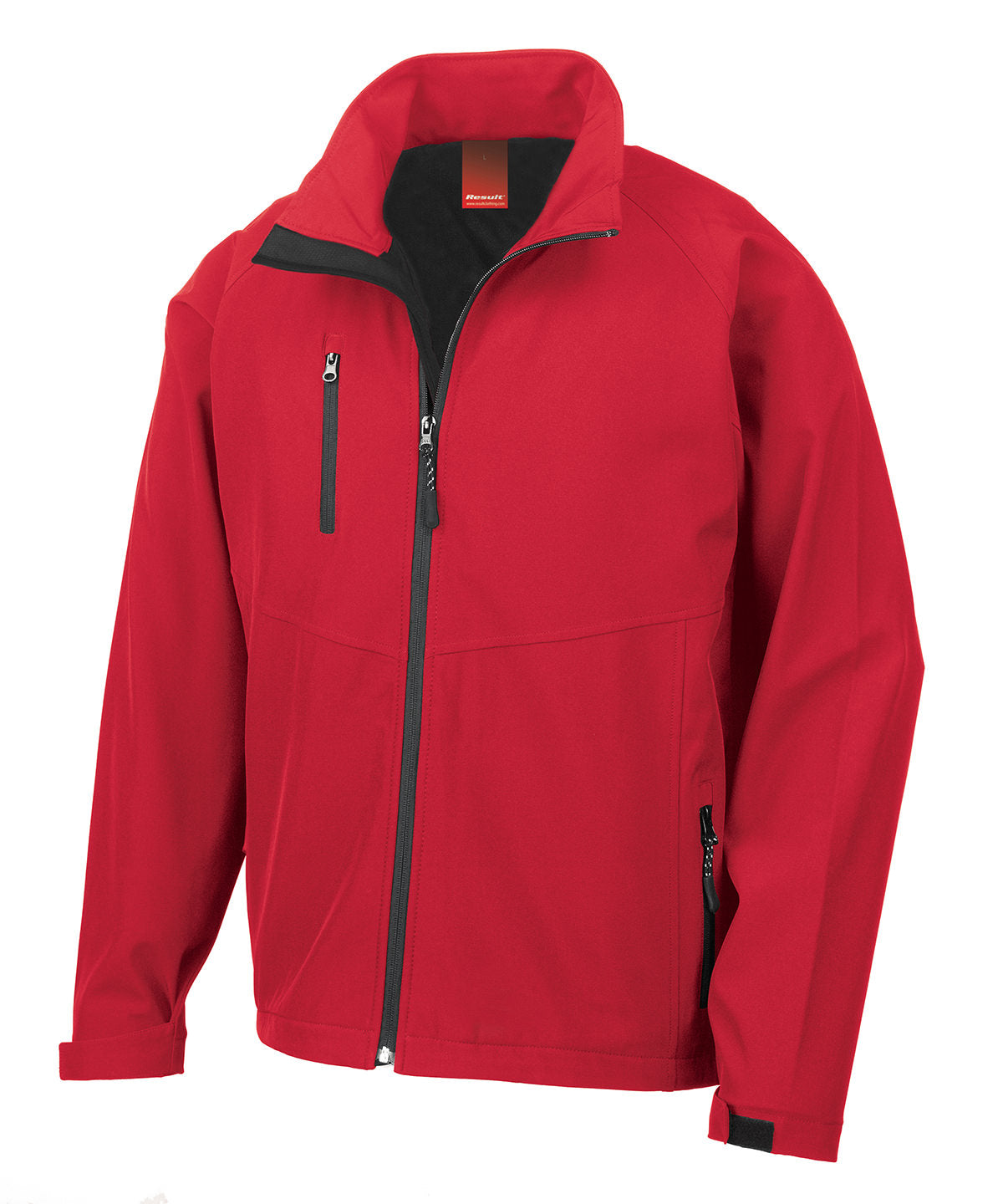 Result Baselayer softshell jacket in Red, front view