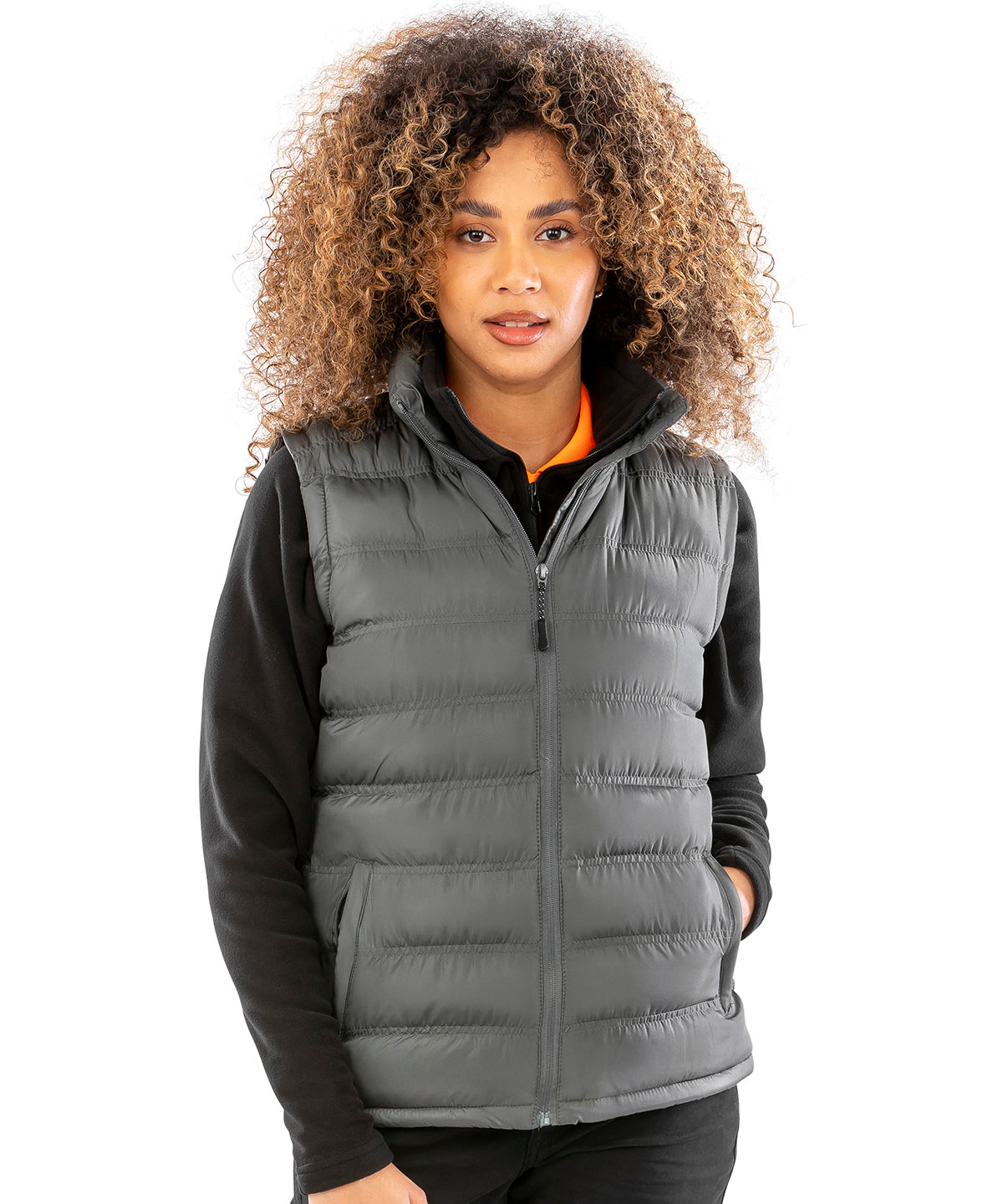 Result Urban Outdoor Women's ice bird padded gilet, lifestyle photo