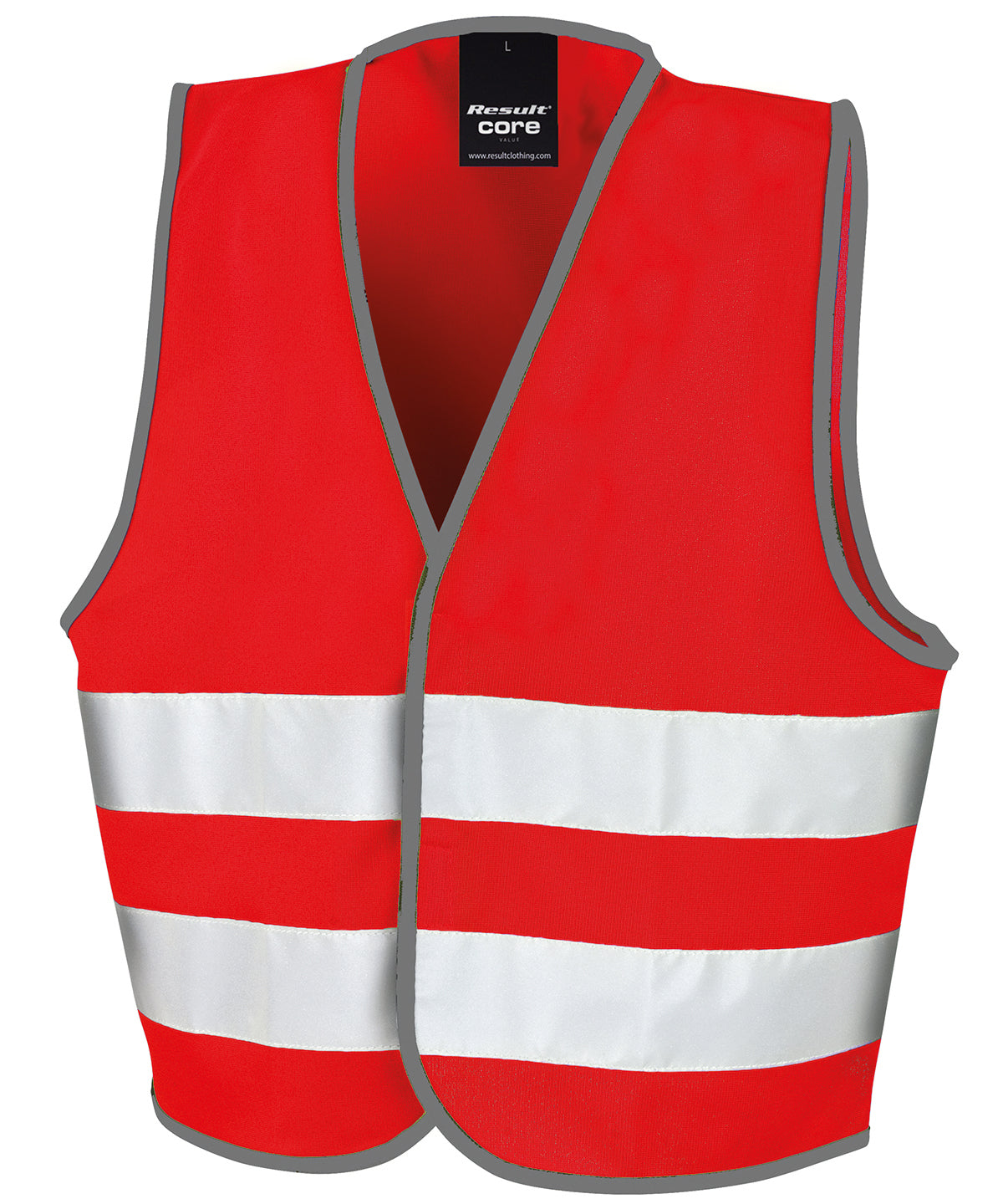 Result Core Junior vest in Red, front view