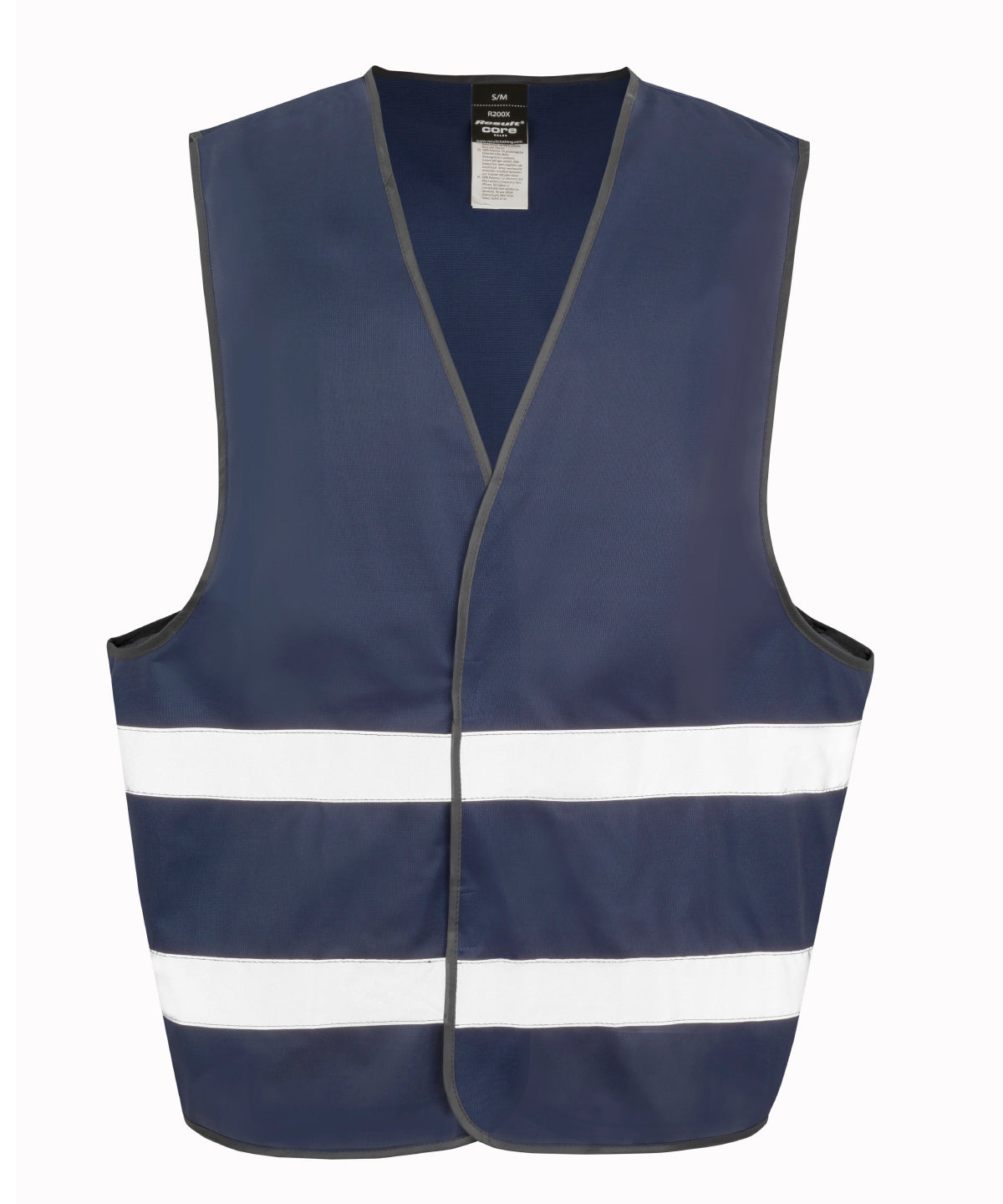 Result Core Hi-vis vest in Navy, front view