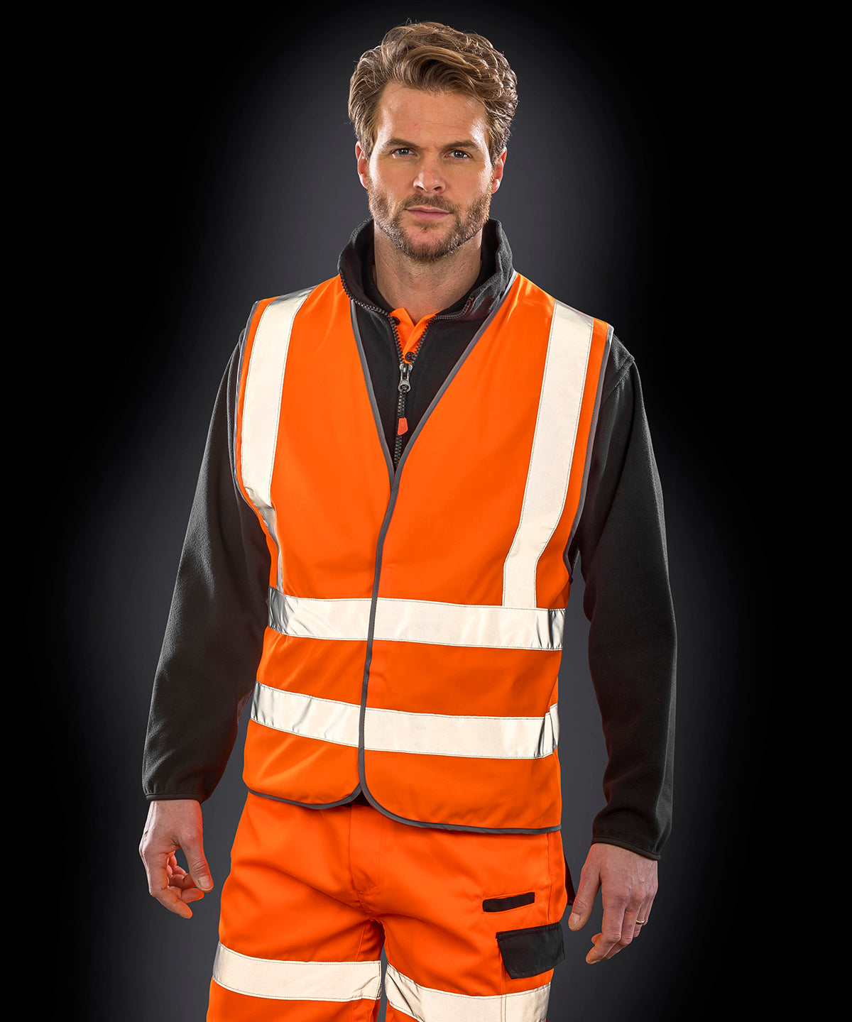 Result Core Safety motorway vest, lifestyle photo
