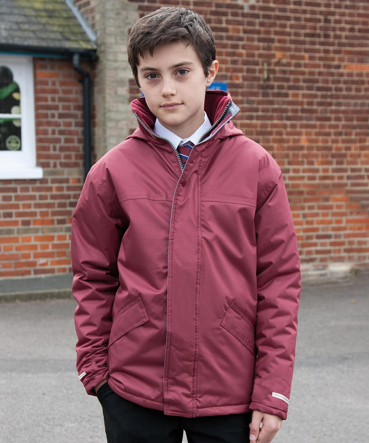 Result Core Junior channel parka, lifestyle photo