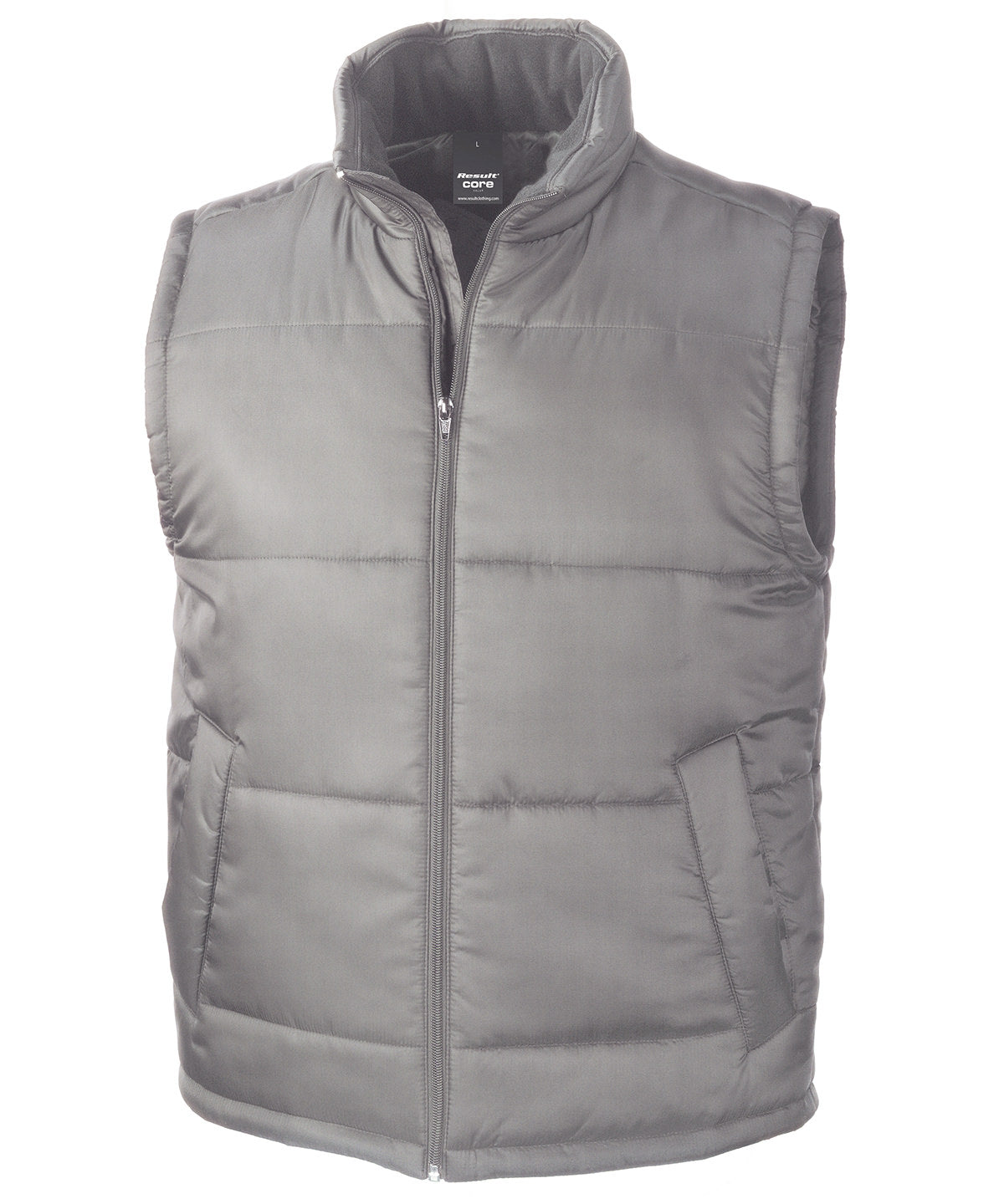 Result Core Bodywarmer in Grey, front view