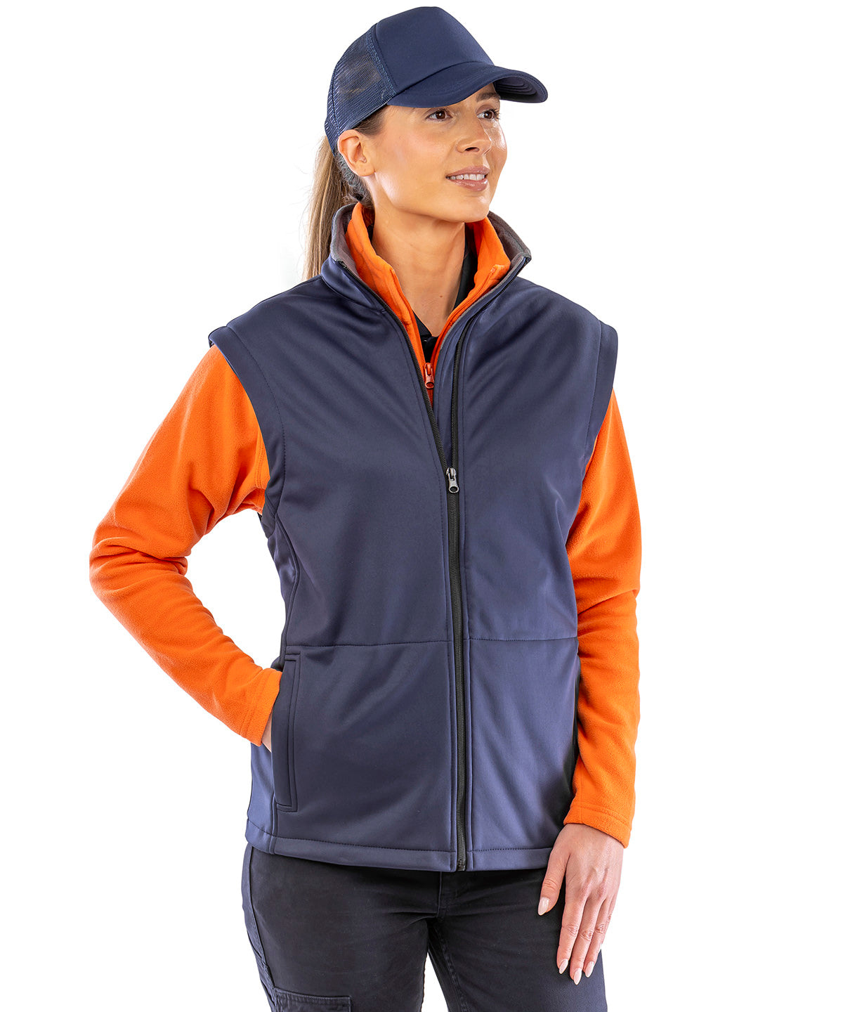 Result Core Softshell bodywarmer, lifestyle photo