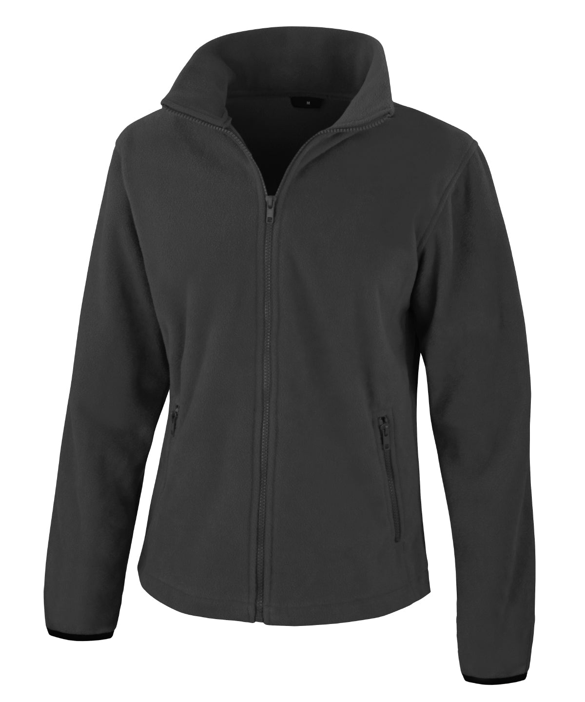 Result Core Women's Norse outdoor fleece in Black, front view