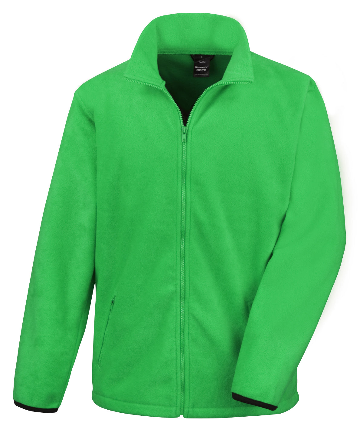 Result Core Norse outdoor fleece in Vivid Green, front view