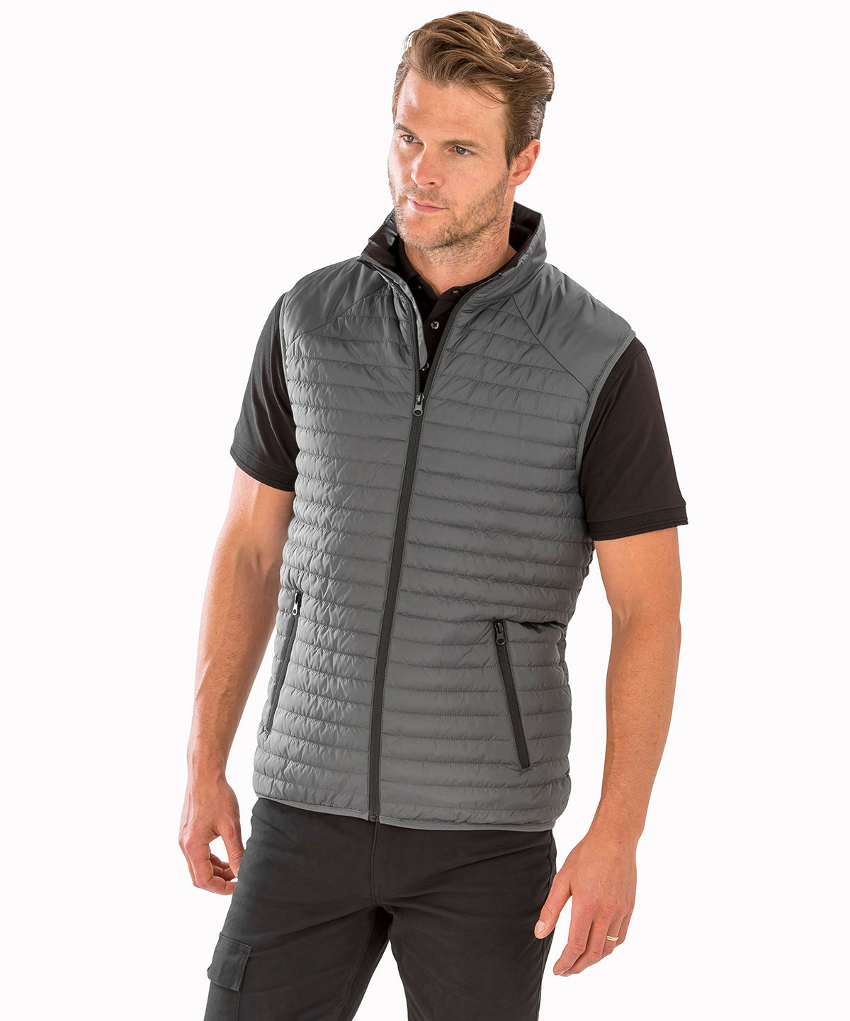Result Recycled Thermoquilt gilet, lifestyle photo