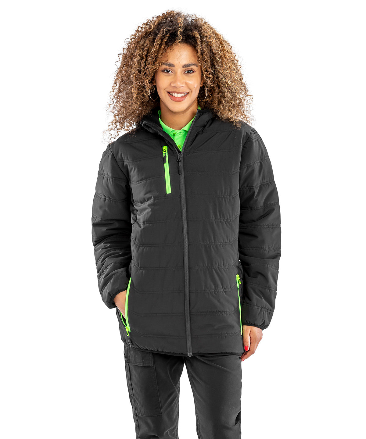 Result Recycled Compass padded winter jacket, lifestyle photo