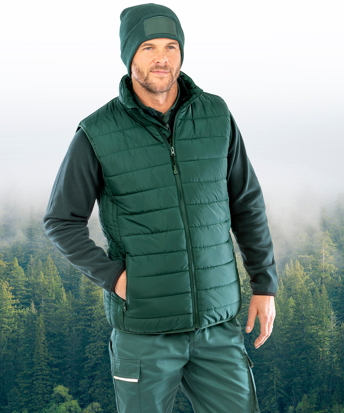 Result Core Promo padded bodywarmer, lifestyle photo