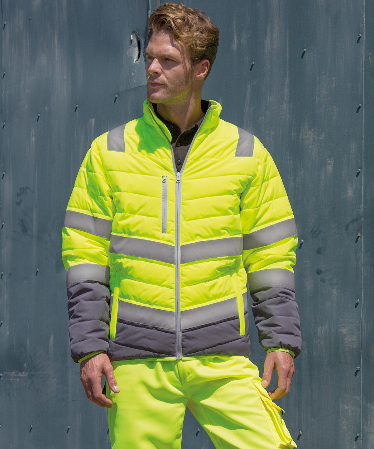 Result Safeguard Soft padded safety jacket, lifestyle photo