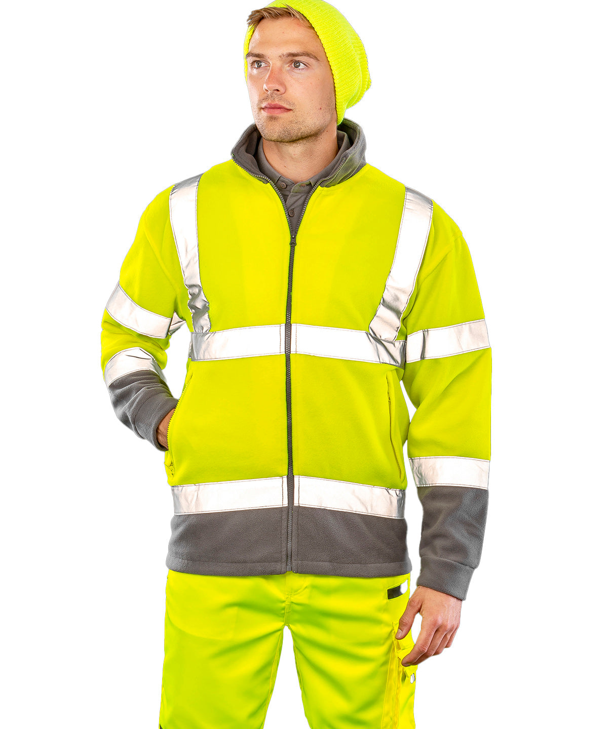 Result Safeguard Safety microfleece, lifestyle photo