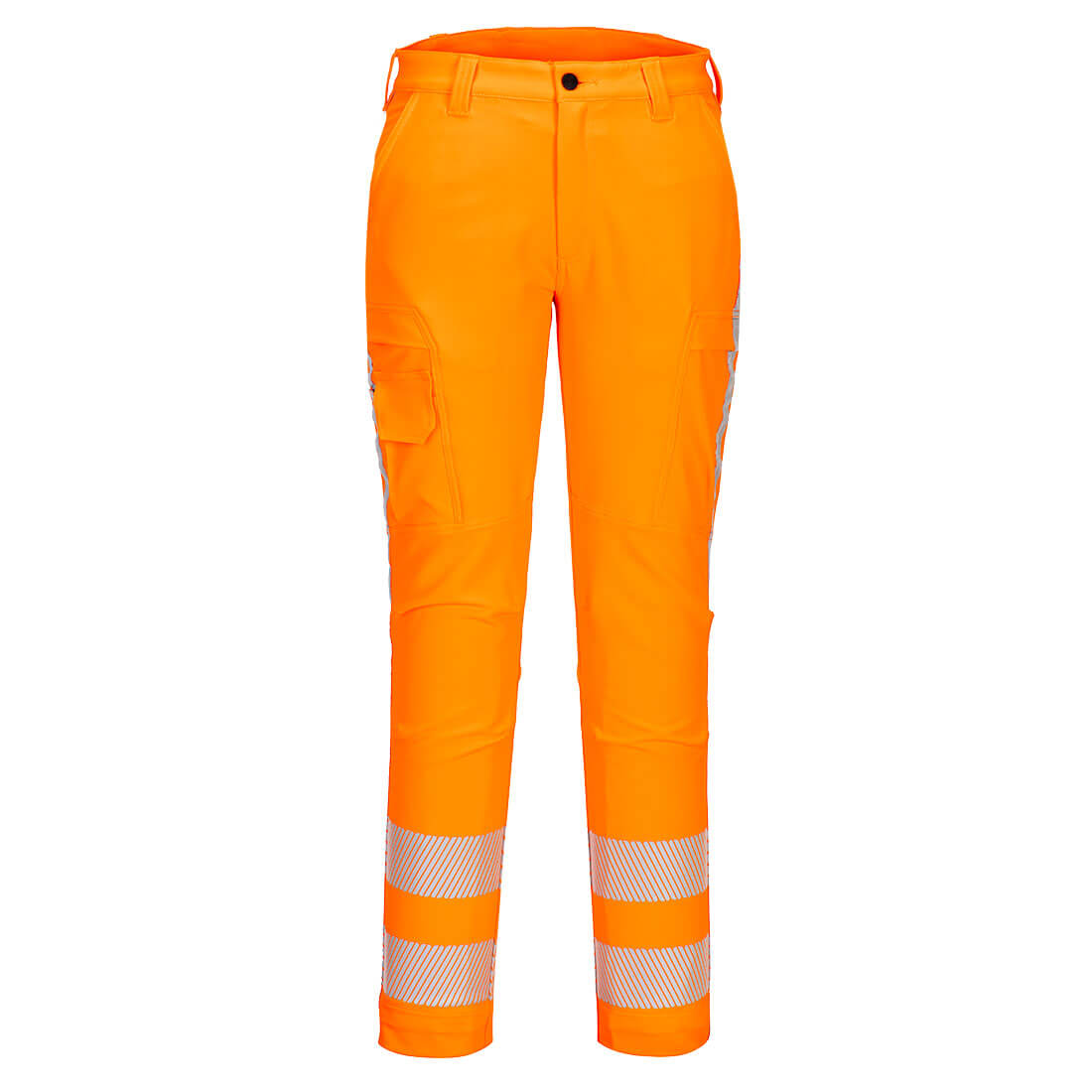 Portwest RWS Hi-Vis Stretch Work Trousers in Orange, main product image