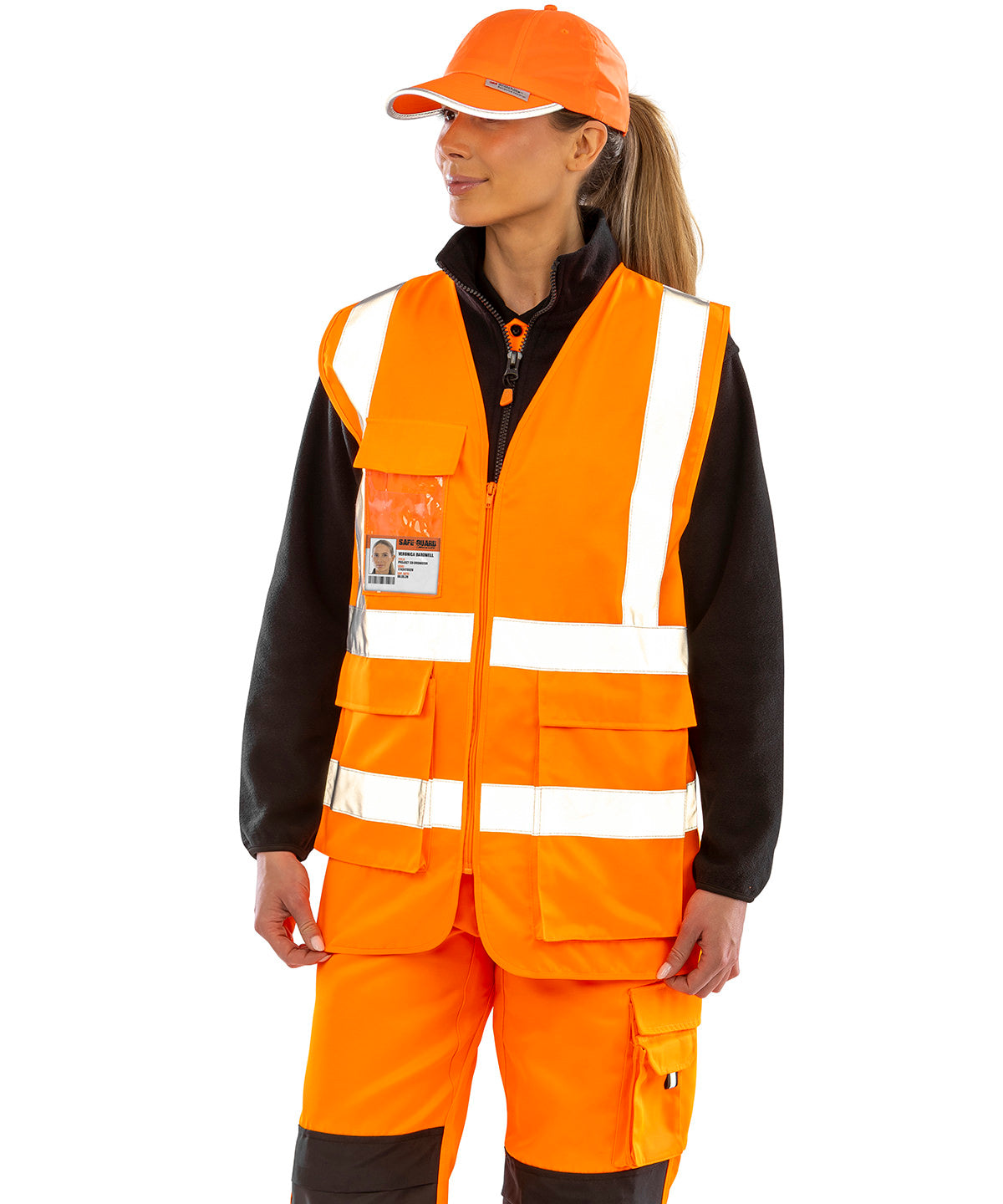 Result Safeguard Heavy duty polycotton security vest, lifestyle photo