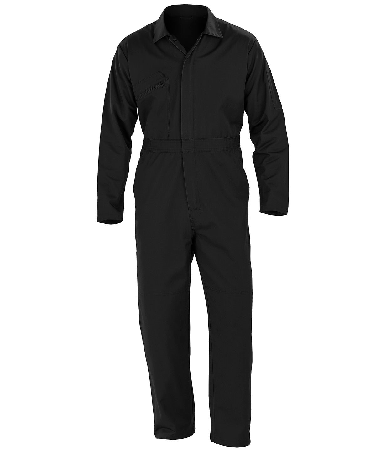 Result Recycled Action overalls in Black, front view