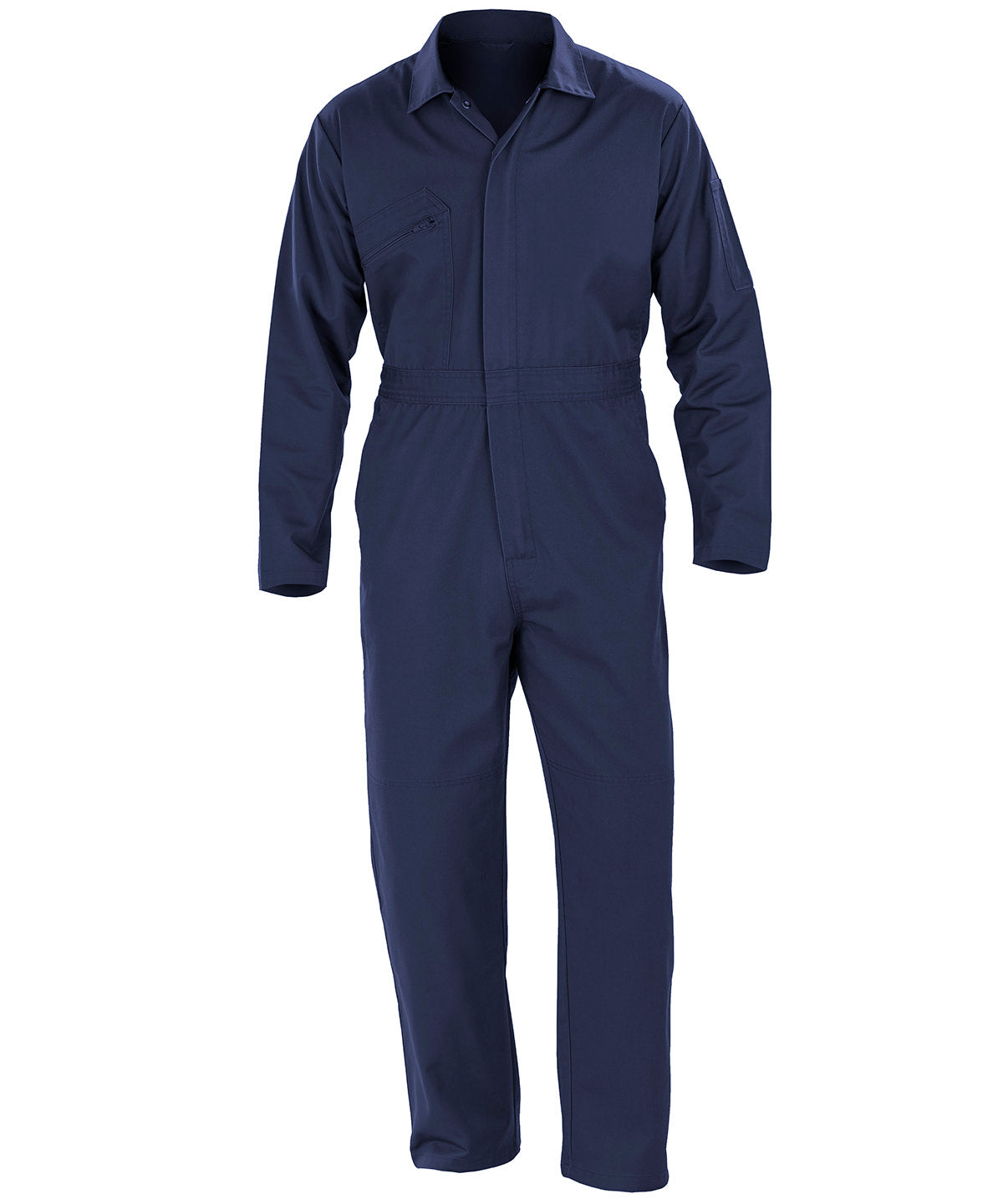 Result Recycled Action overalls in Navy, front view