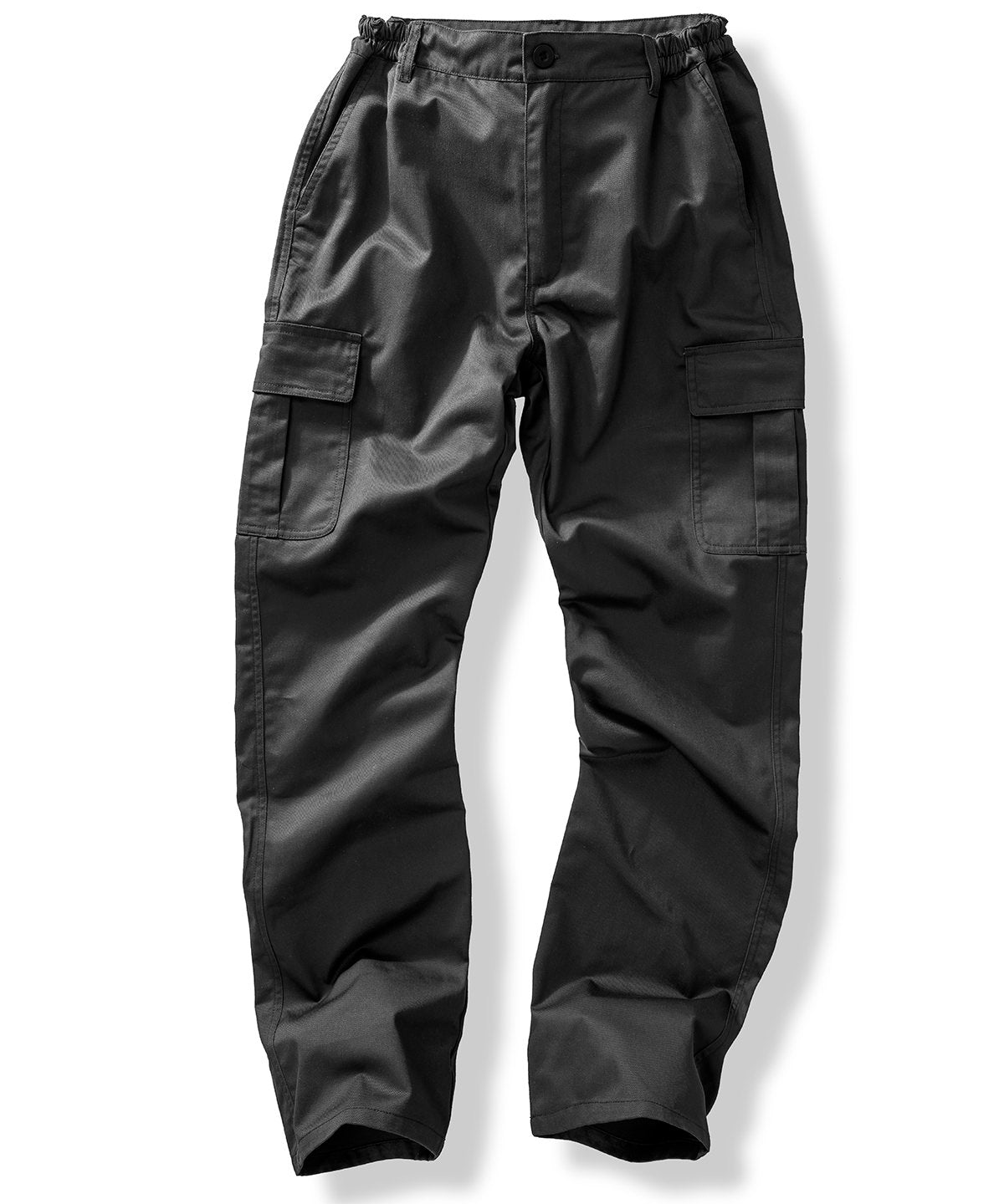Result Recycled Work-guard utility trousers in Black, front view