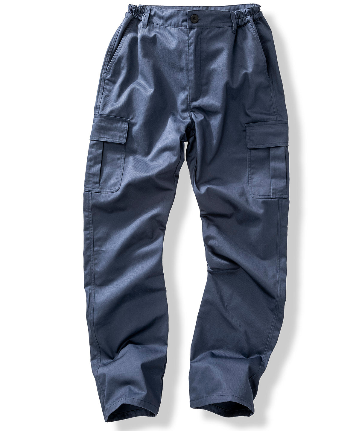Result Recycled Work-guard utility trousers in Navy, front view
