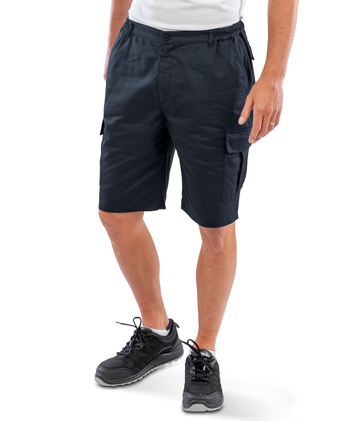 Result Recycled Work-guard utility shorts, lifestyle photo