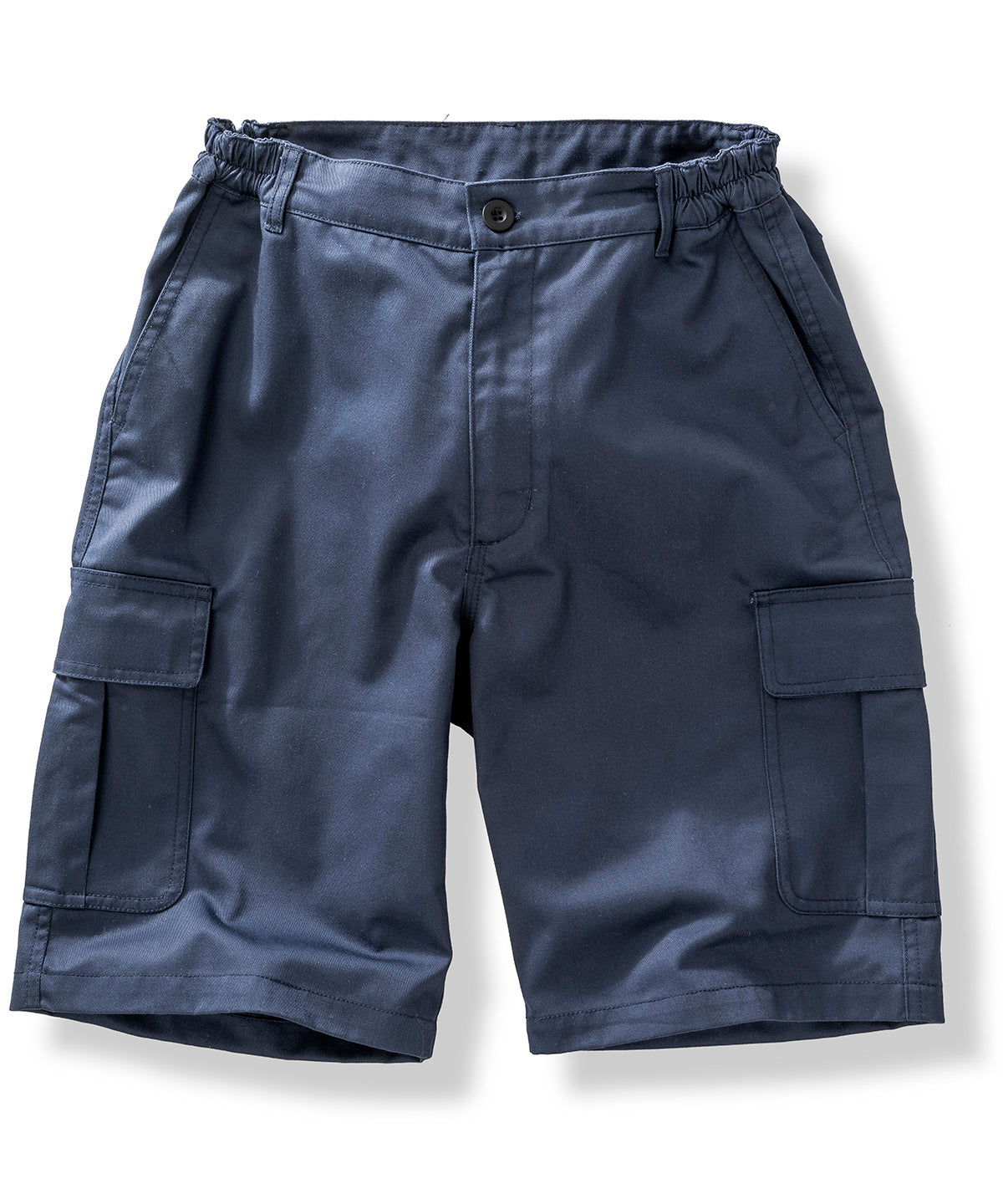 Result Recycled Work-guard utility shorts in Navy, front view