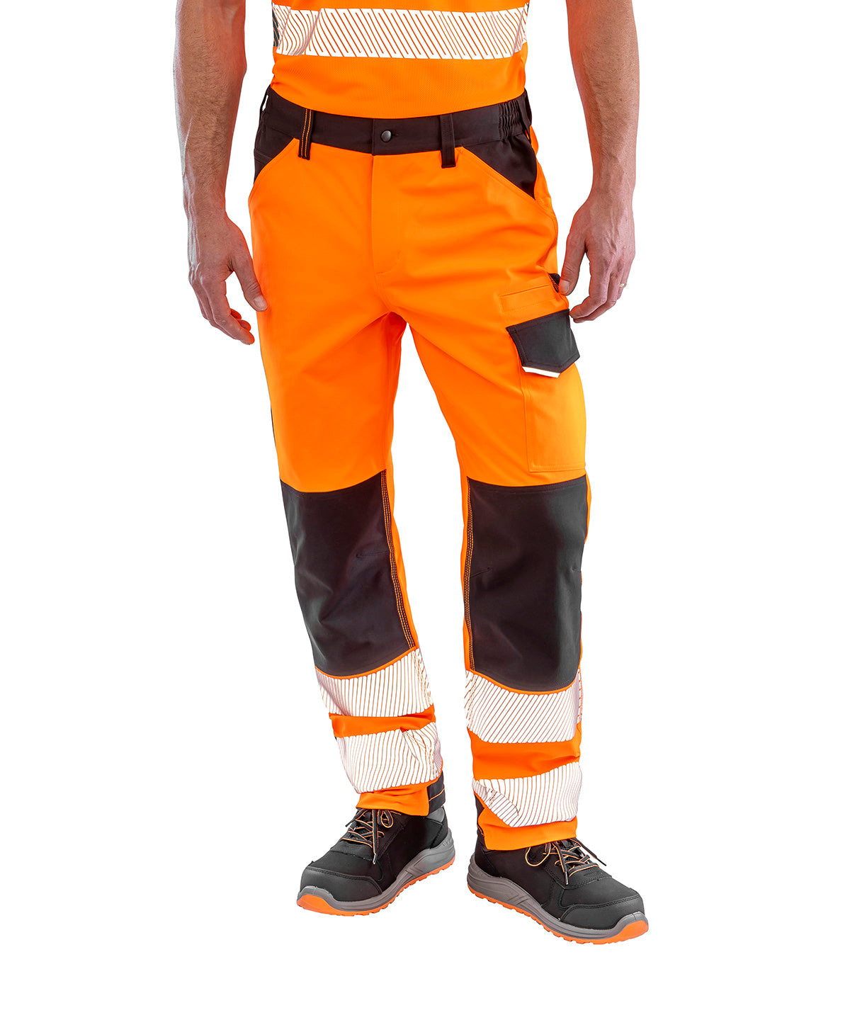 Result Safeguard Safe-Guard recycled dynamic stretch safety trousers, lifestyle photo
