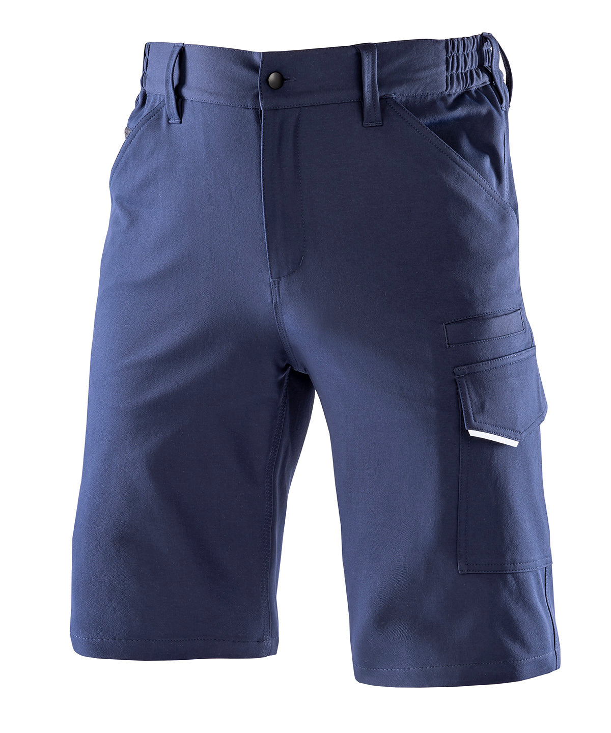 Result Workguard Work-Guard recycled dynamic stretch shorts in Navy, front view