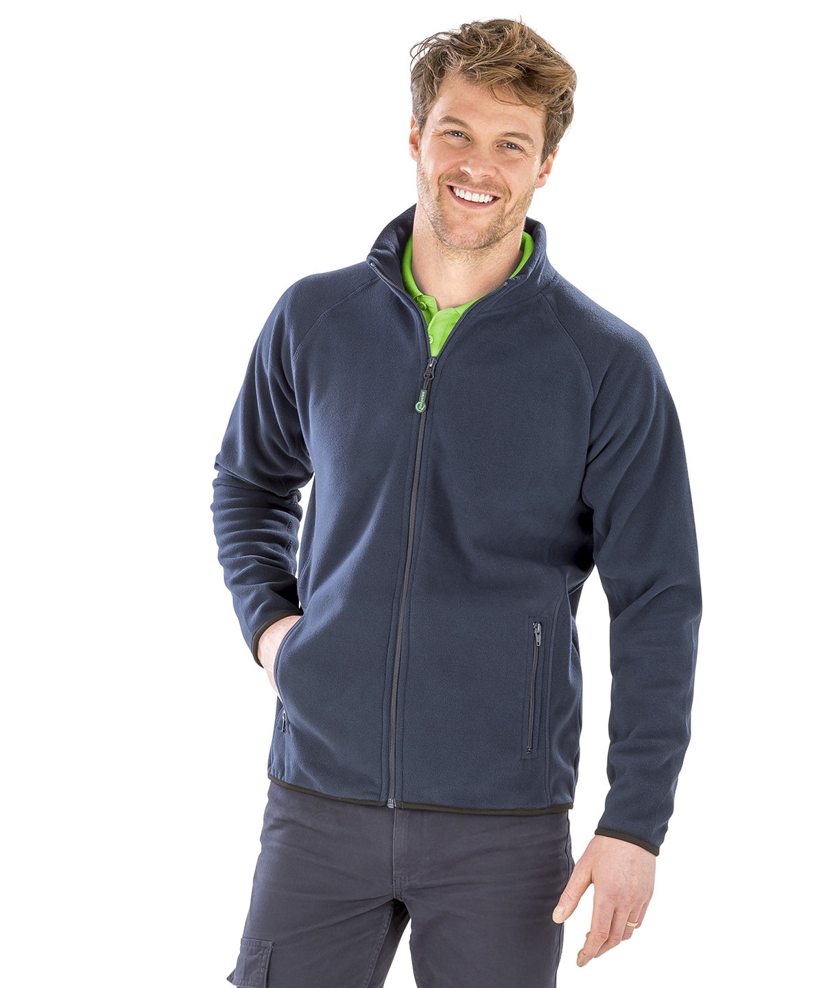 Result Recycled Fleece polarthermic jacket, lifestyle photo