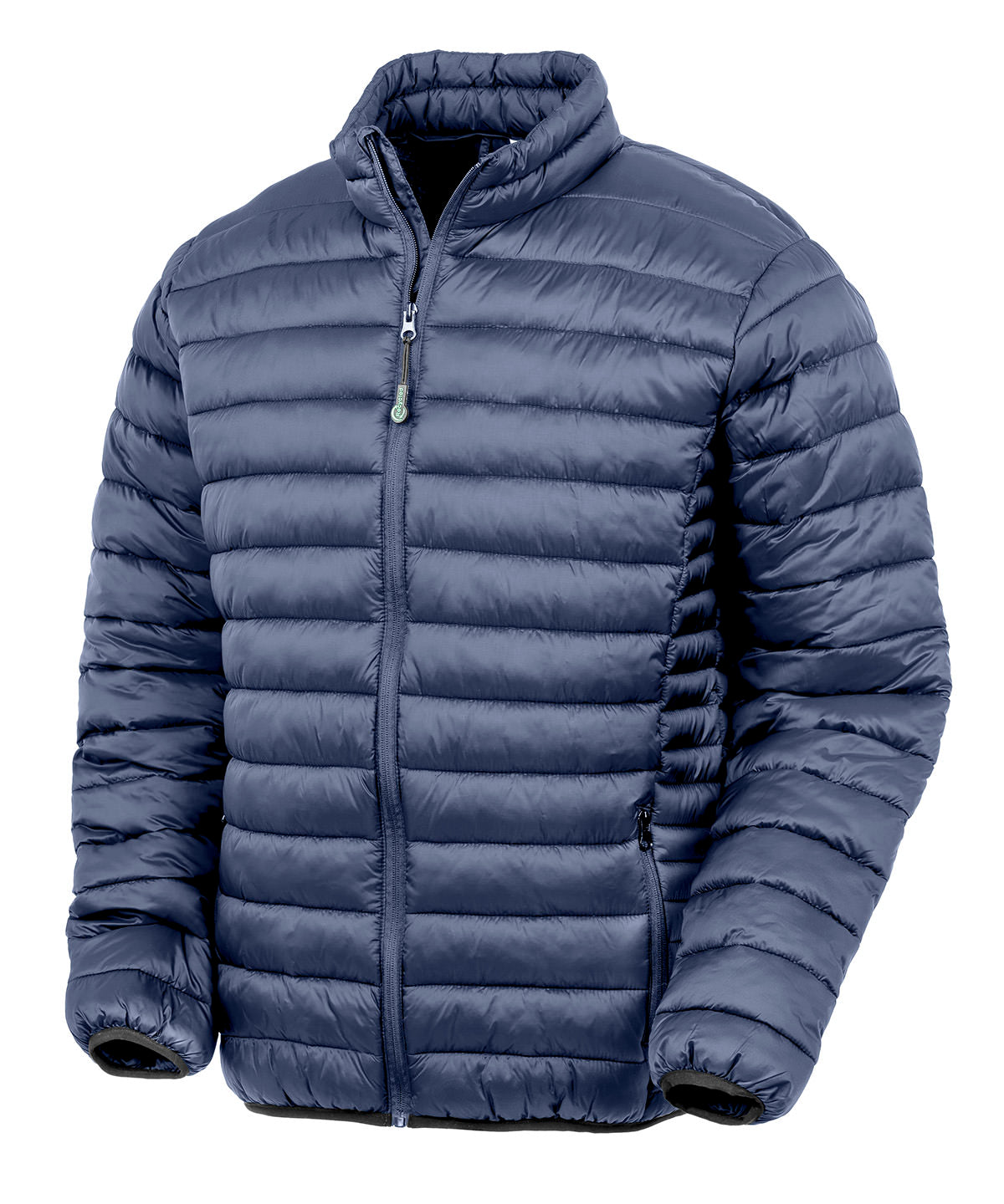 Result Recycled Padded jacket in Navy, front view