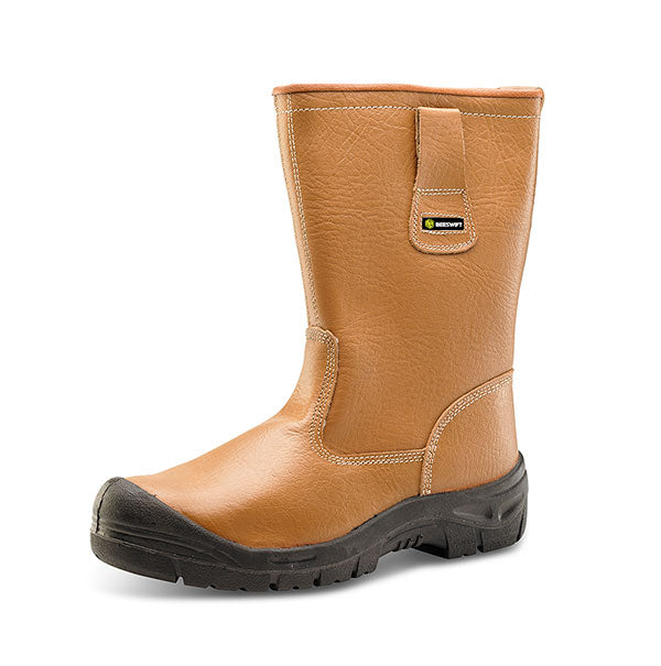 Click Beeswift Lined Rigger Boot with Scuff Cap, main product image