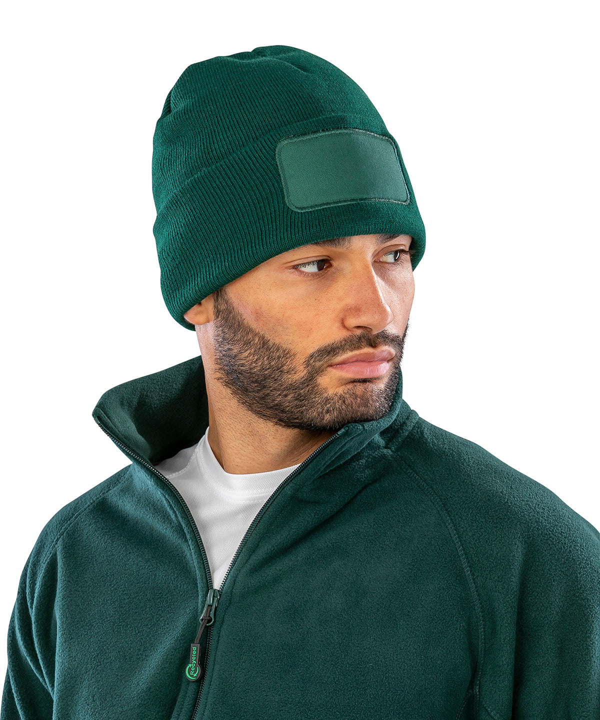 Result Winter Essentials Double-knit printers beanie, lifestyle photo