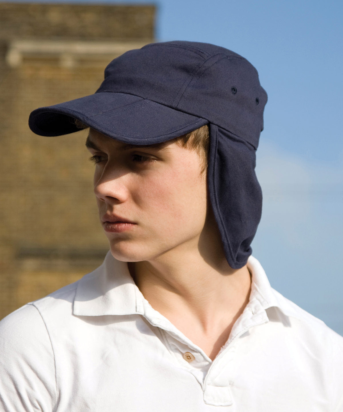 Result Headwear Fold-up legionnaire's cap, lifestyle photo