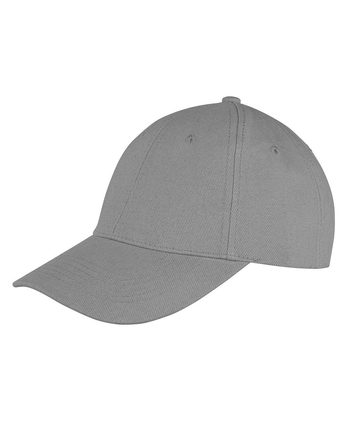 Result Recycled Core recycled low-profile cap in Dove Grey, front view