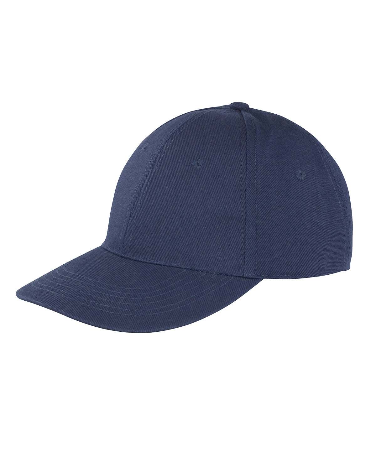 Result Recycled Core recycled low-profile cap in Navy, front view