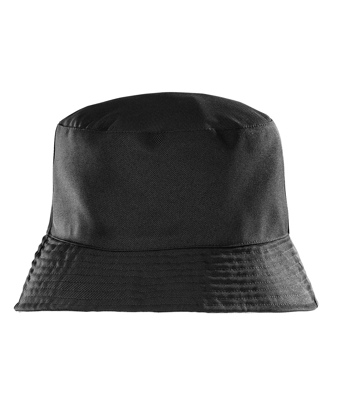 Result Recycled Core recycled reversible bucket hat in Black, front view