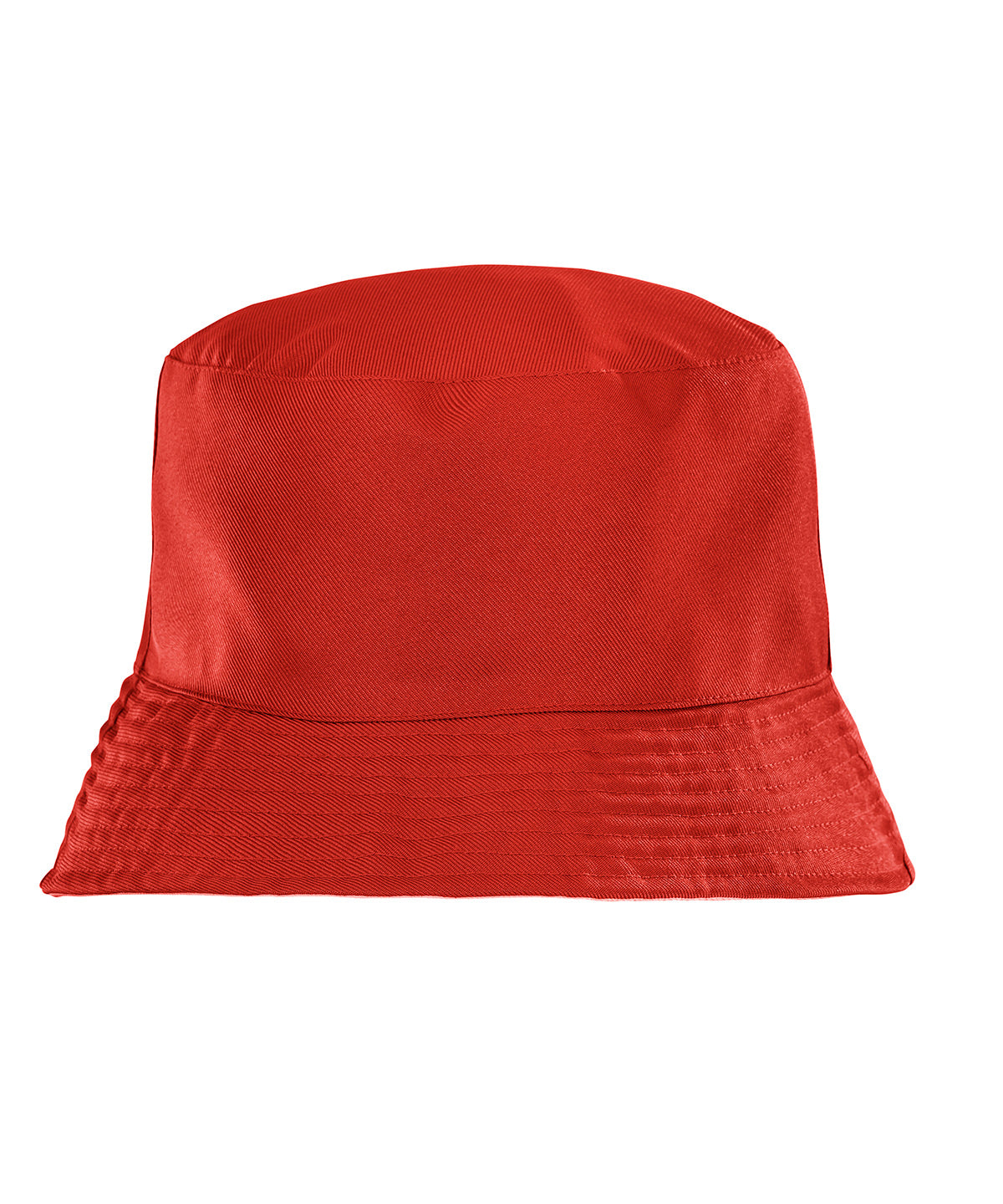 Result Recycled Core recycled reversible bucket hat in Red, front view