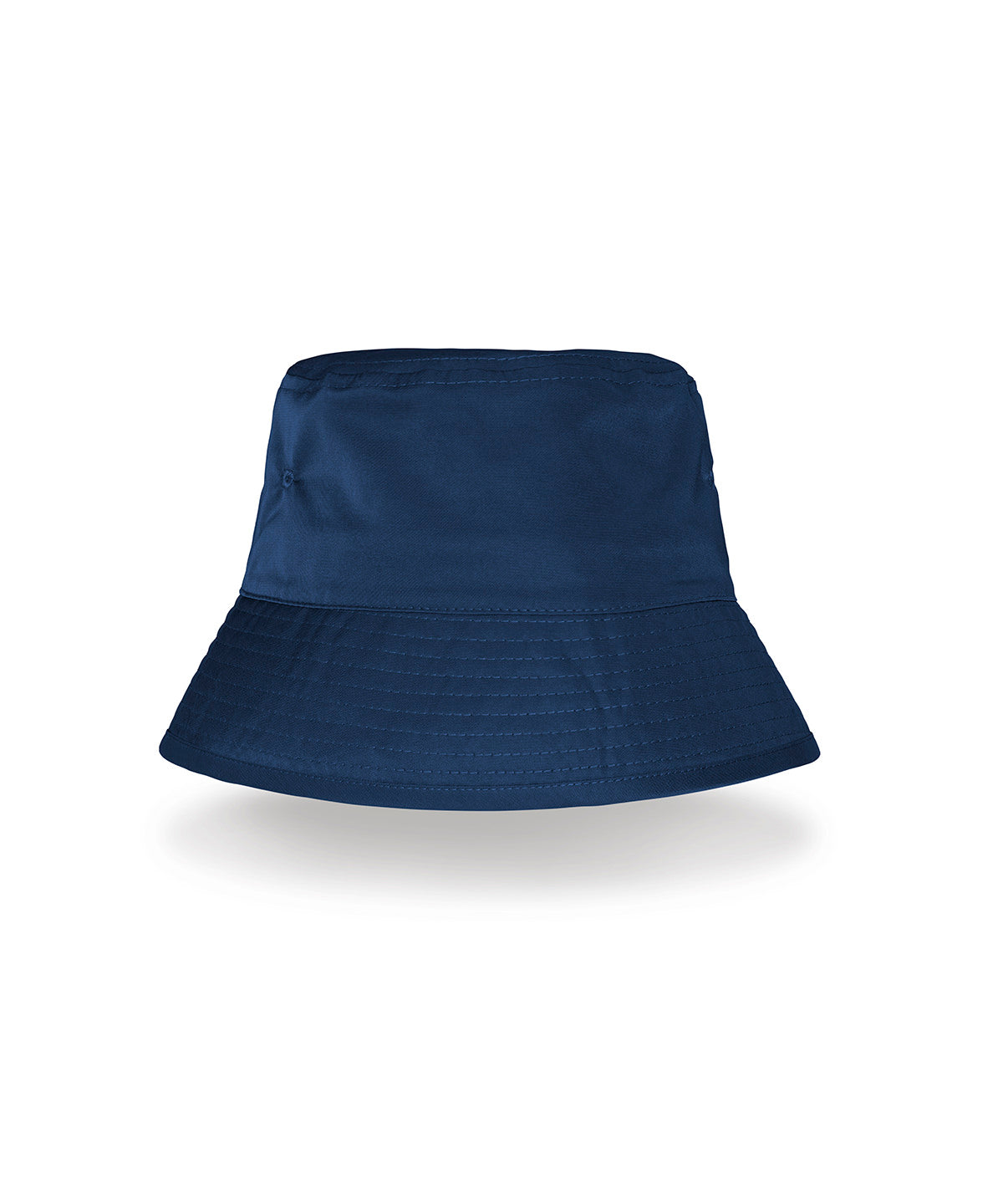 Result Headwear Recycled bound edge bucket hat in Navy, front view