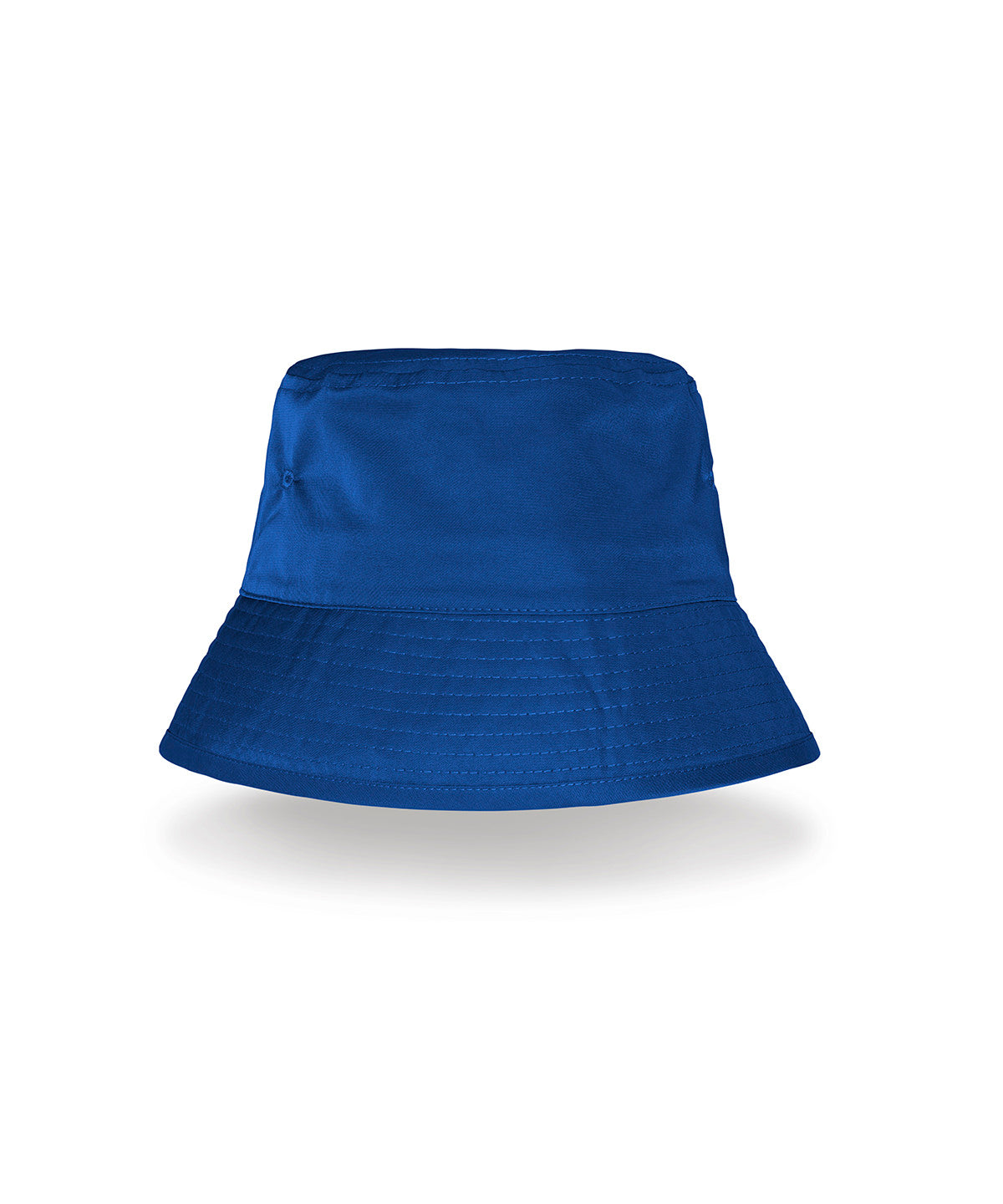 Result Headwear Recycled bound edge bucket hat in Royal, front view