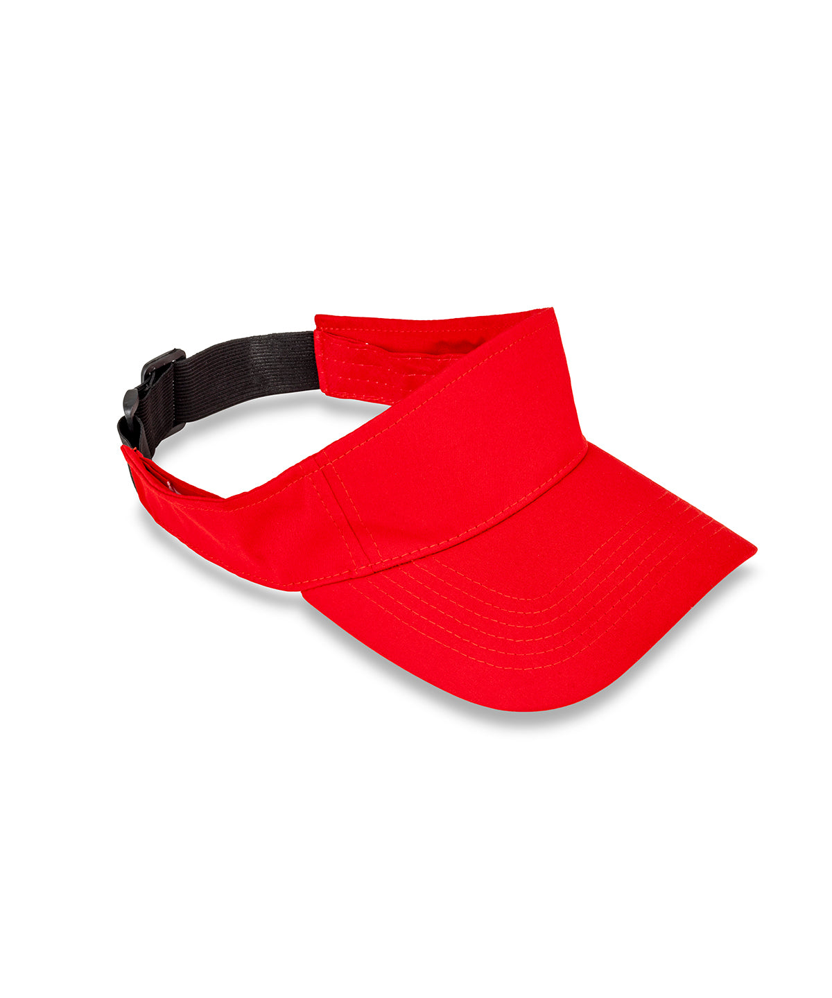 Result Recycled Sport visor in Red, front view