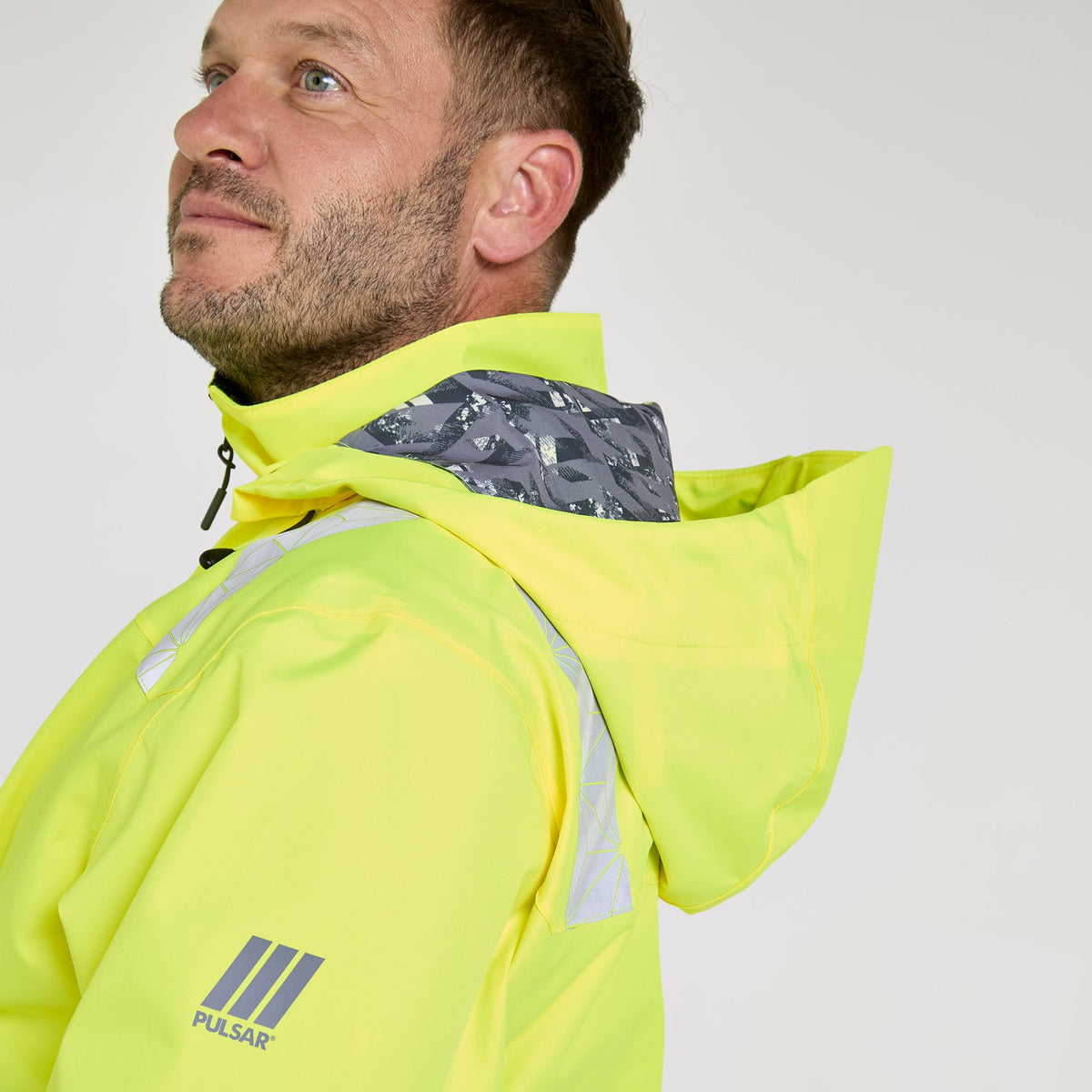 Pulsar Shell Jacket Yellow REACT, image 3