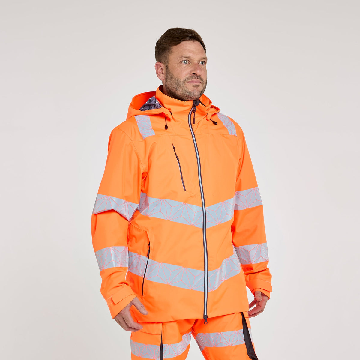 Pulsar Shell Jacket Orange REACT, image 2
