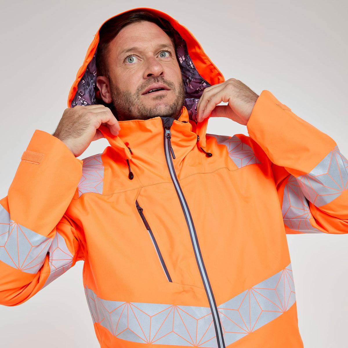 Pulsar Shell Jacket Orange REACT, image 4